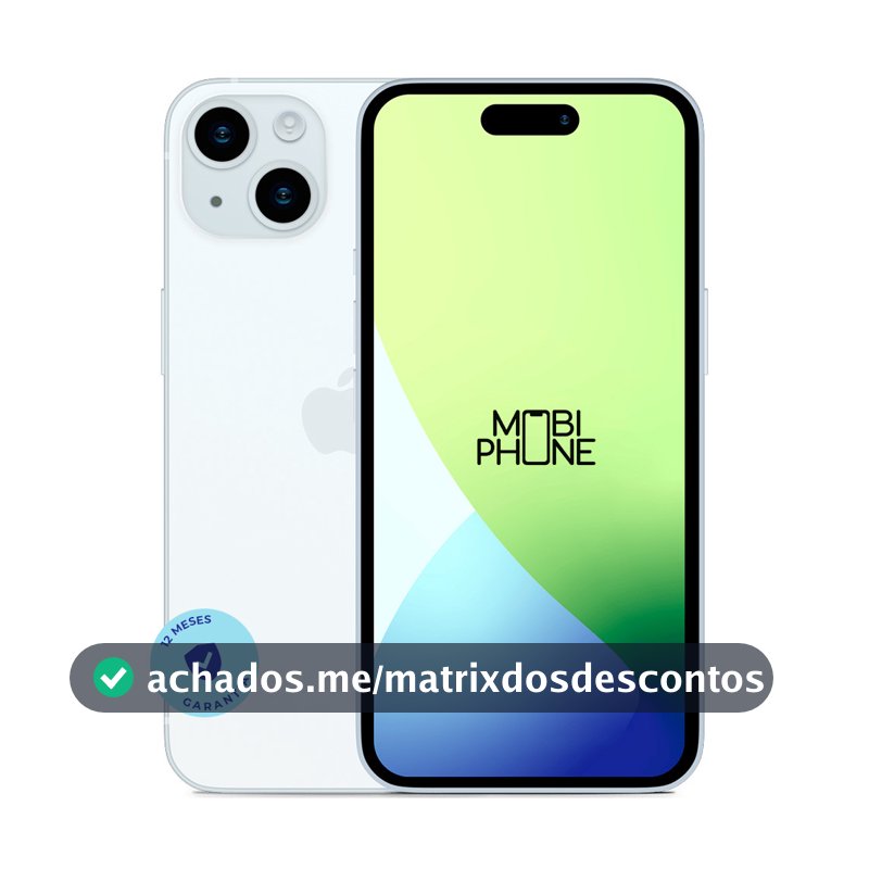 iPhone 15 128GB Azul Poucas Marcas