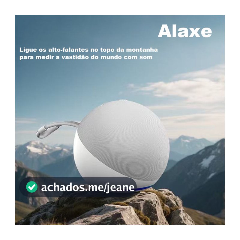 O alto-falante original Alaxe Echo Dot de 5ª geração será enviado no mesmo dia.