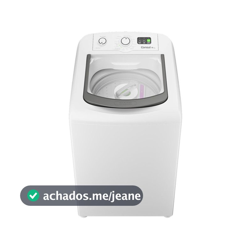 Máquina de Lavar Consul 9Kg Branca com Dosagem Econômica - CWM09AB
