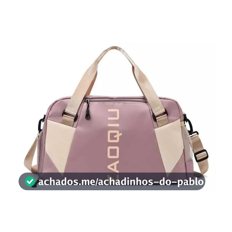 Mala Esportiva Header Bolsa Feminina e Masculina Organizadora Passeio Viagens Desenho Do Tecido Liso