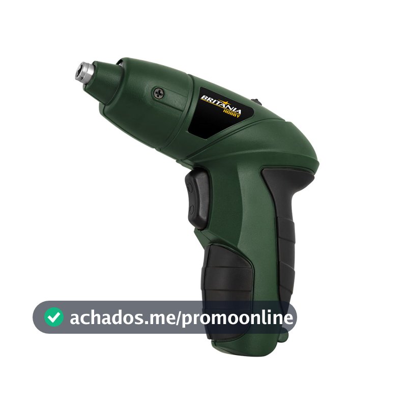 Parafusadeira Britânia Hobby 4,8V BPF01 200RPM