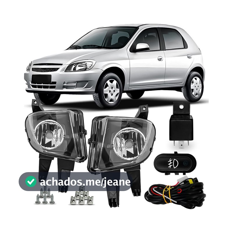 Kit Farolete De Milha Celta Prisma 2007 A 2012 Promoção