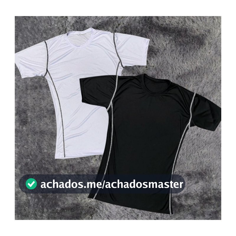 Camiseta de Compressão Estampada Masculina Justa Academia Treino