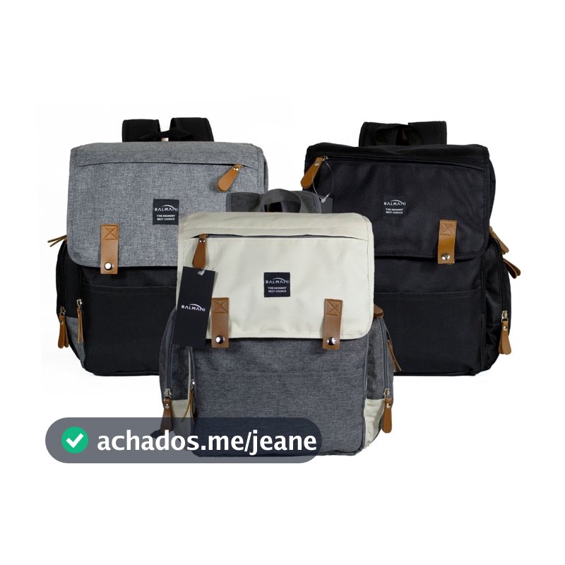 Mochila Bolsa Maternidade Estilo Land Luxury Menina Menino Bolsa Térmica Multifuncional Impermeável