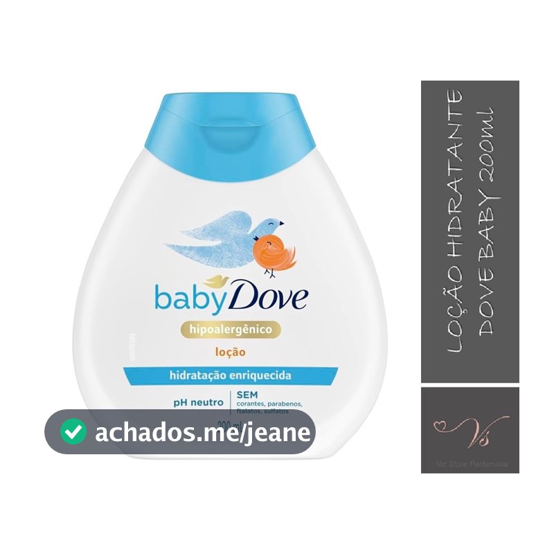 Creme Hidratante Corporal Baby Dove Hidratação Enriquecida 200ml