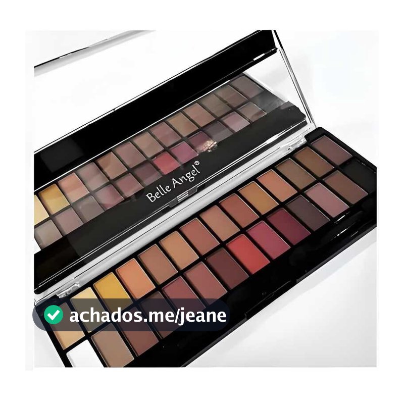 Paleta de Sombras Belle Angel 28 Cores Nude - Tons Neutros e Versáteis B013-1