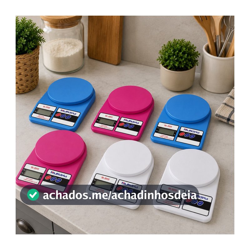 Kit 2 Balanças Digital Cozinha Para Dieta e Nutrição Fitness Padaria Confeitaria