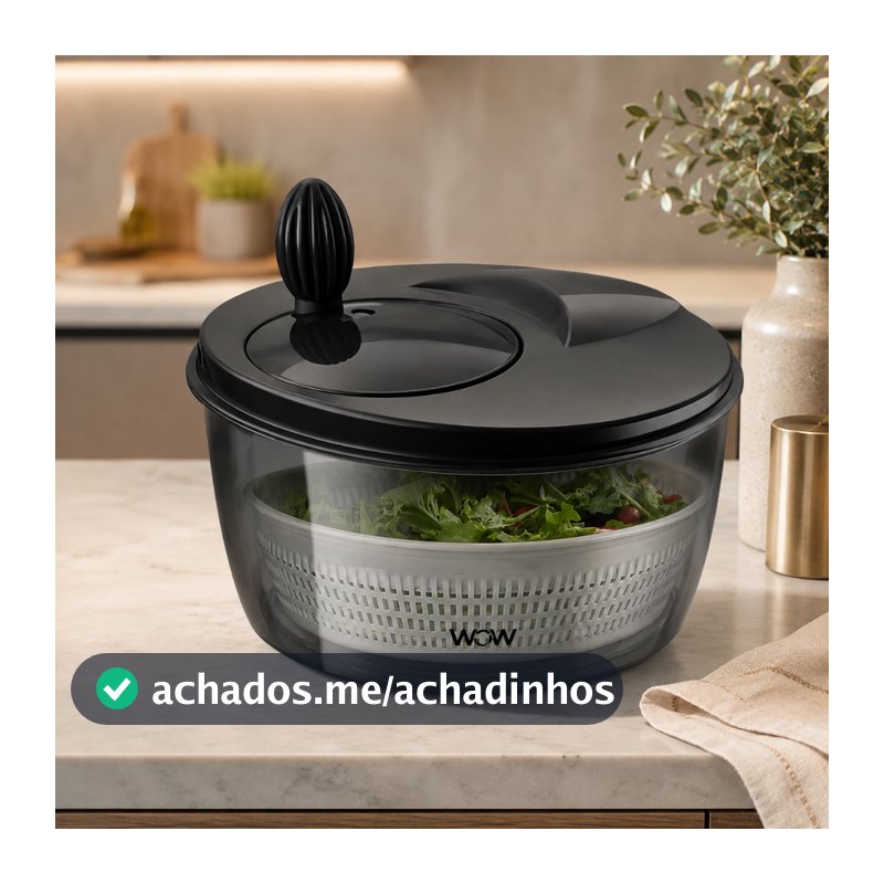 Centrífuga De Salada Secador Verduras  Manual 4l