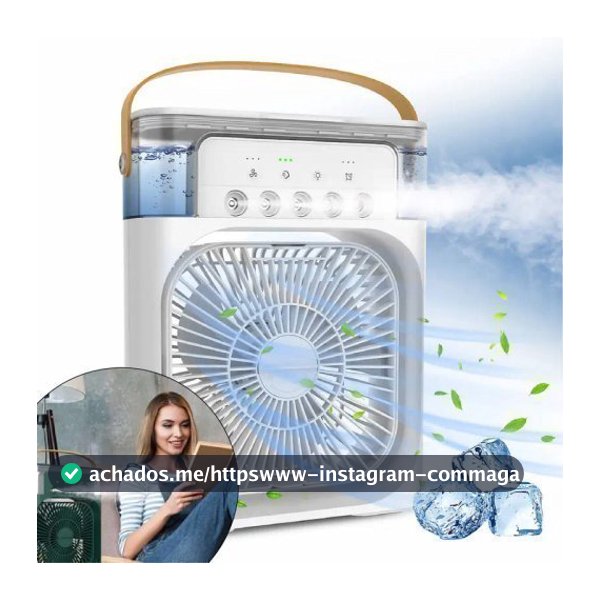 Ventilador Climatizador Portatil USB Resfriamento Eficiente Compacto Braco Conforto Termico