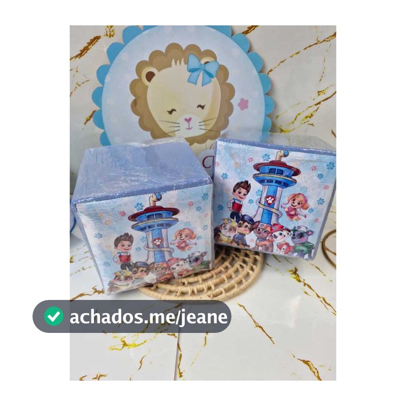 Puff personalizado pra festa presente de luxo para os convidados