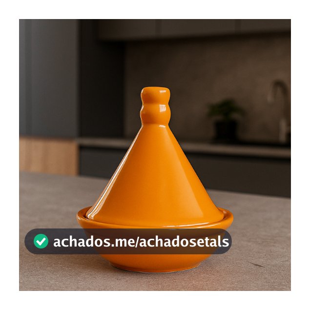 Saleiro Marroquino de Cerâmica Laranja Design Exótico e Funcional Decoração Cozinha