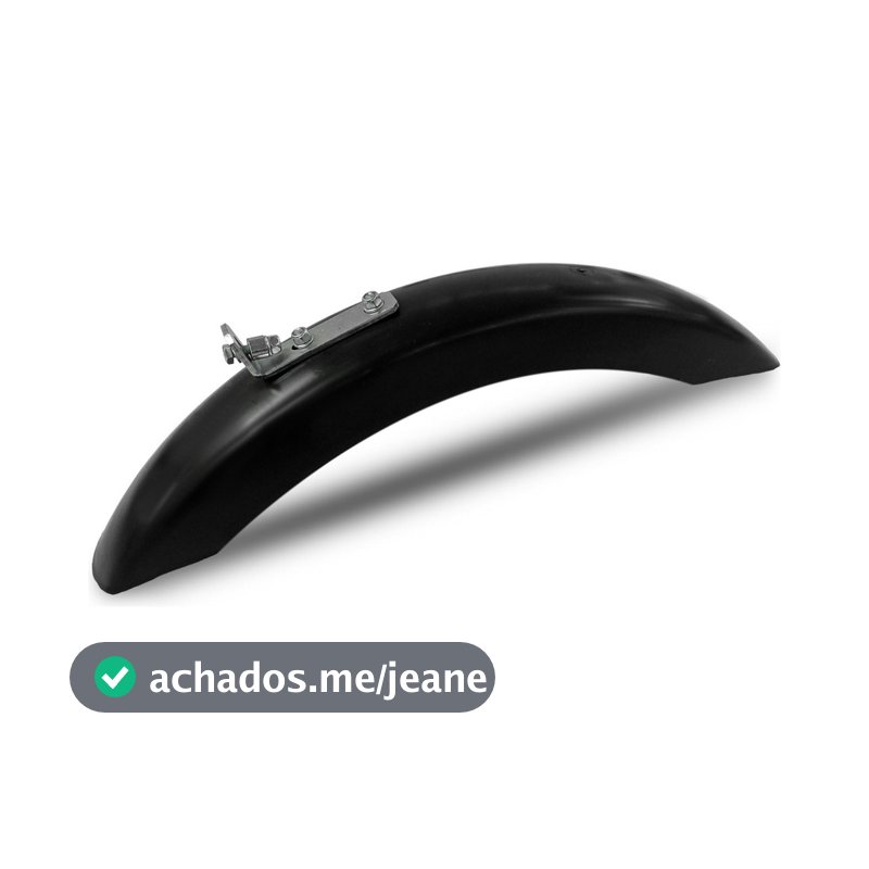 Paralama Dianteiro para Mobilete Moby e Bikelete Bike Motorizada WMX com Suporte e Parafuso