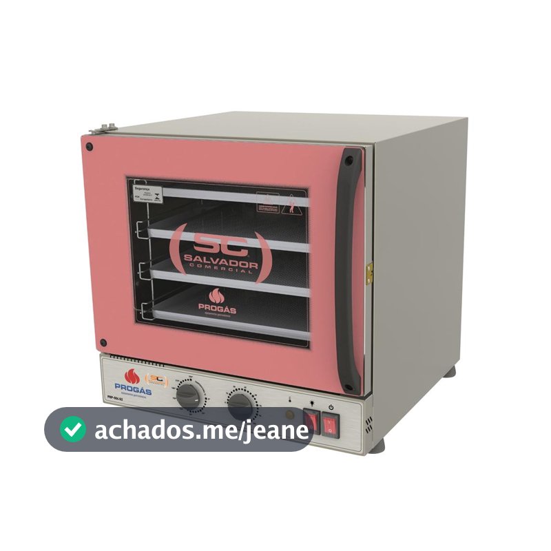 Forno Turbo Elétrico FAST Oven 4 Assadeiras PRP-004 Rosa 127V - Progás