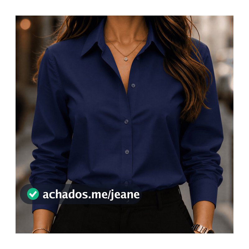 Blusa Feminina Camisa Feminina Social Manga Longa Elegante Camisa de Botão Crepinho Premium Trabalho Casual Top