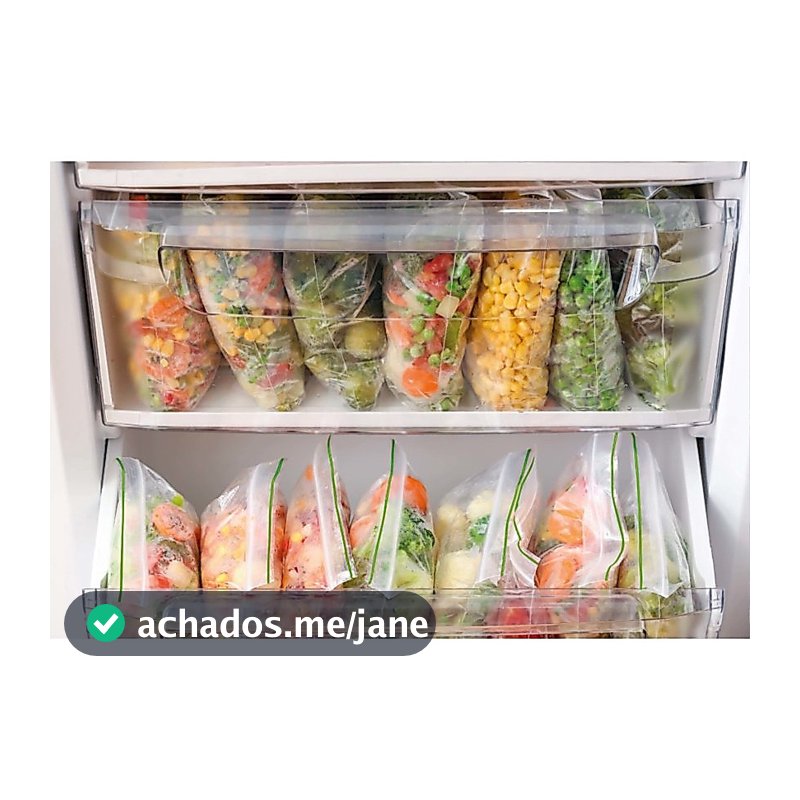 10 Sacos zip Reutilizável armazenar Alimentos S/BPA congelador saco organizador zip lock herméticos