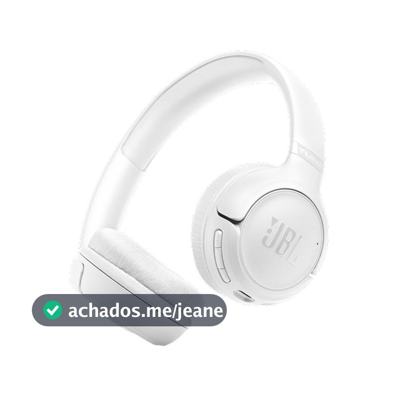 JBL Tune 530BT, Fone On-Ear Bluetooth, Branco