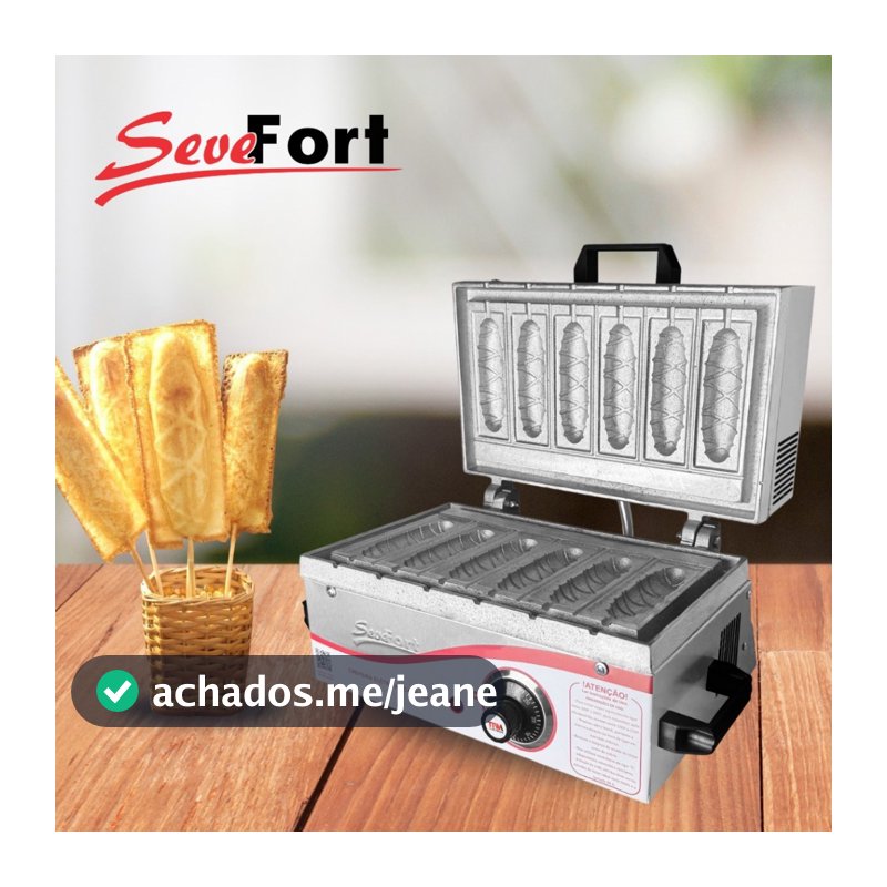 Crepe Suíço Crepeira 6 Cavidades