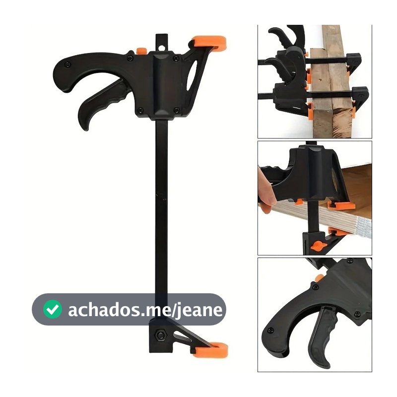Kit Grampo Sargento Aperto Rápido Universal 19.5cm