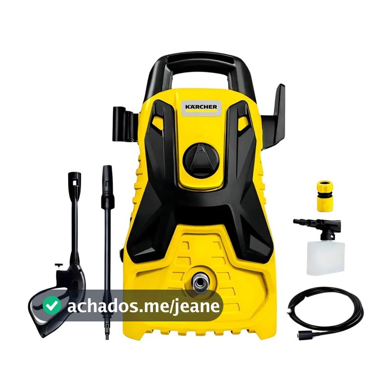 Lavadora de Alta Pressão Portátil 1500Psi 1400w 110v Karcher