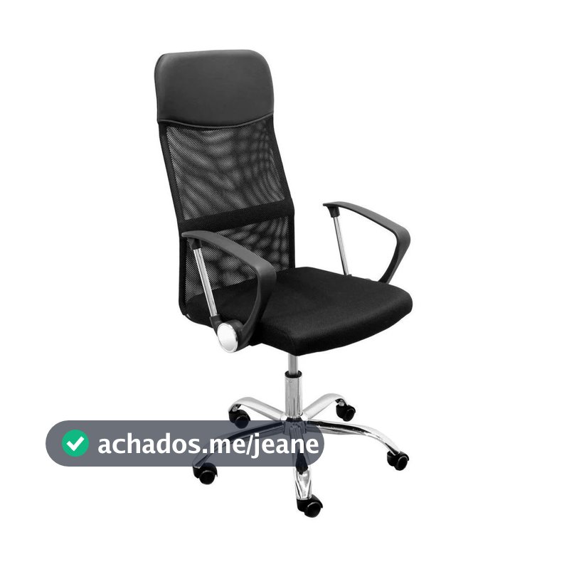 Cadeira Escritório Presidente Mesh e Tecido Best Chair Conforto e Elegância