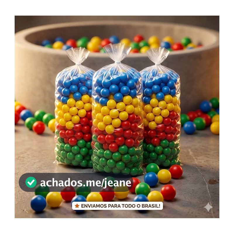 50 Bolinha Plástica Colorida Para Piscina de Bolinhas Criança 76mm 50 Unidades