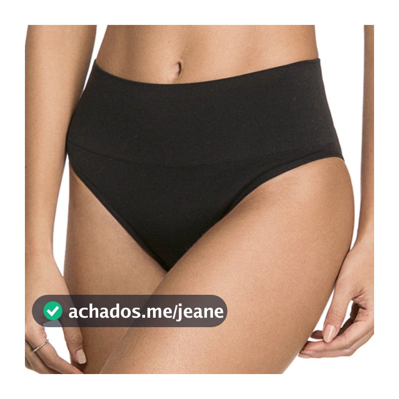 Kit 2 Calcinha Tanga Cós Alto Pós Parto Maternidade Sem Costura Zee Rucci