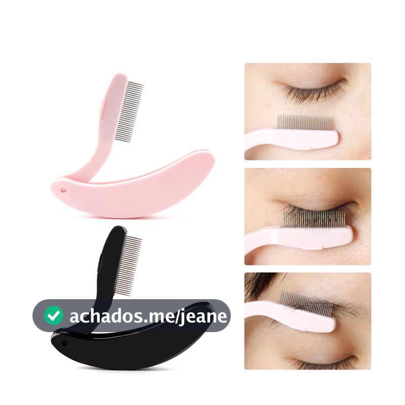 Agulha De Aço Ultrafina Dobrável, Escova De Extensão De Sobrancelha, Pente De Metal, Ferramentas De Maquiagem Cosmética