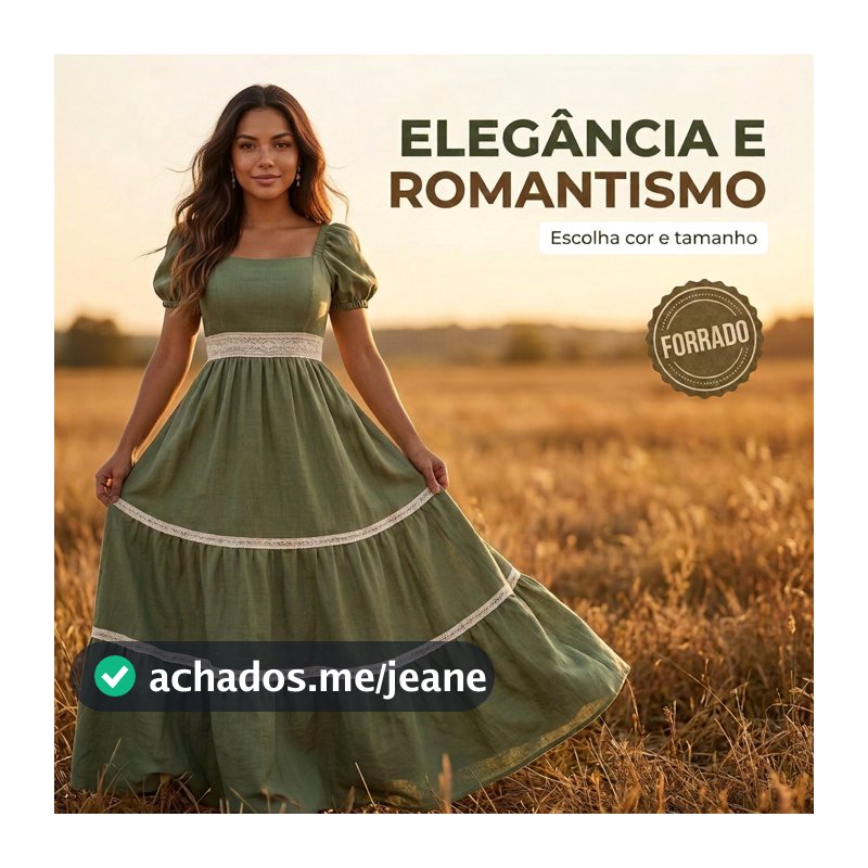 Vestido Longo Feminino Manga Princesa com Renda Elegante Confortável Festa Casual Sofisticado