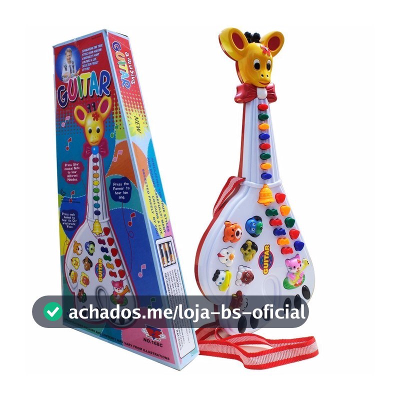 Guitarra Infantil Com Som De Bichos
