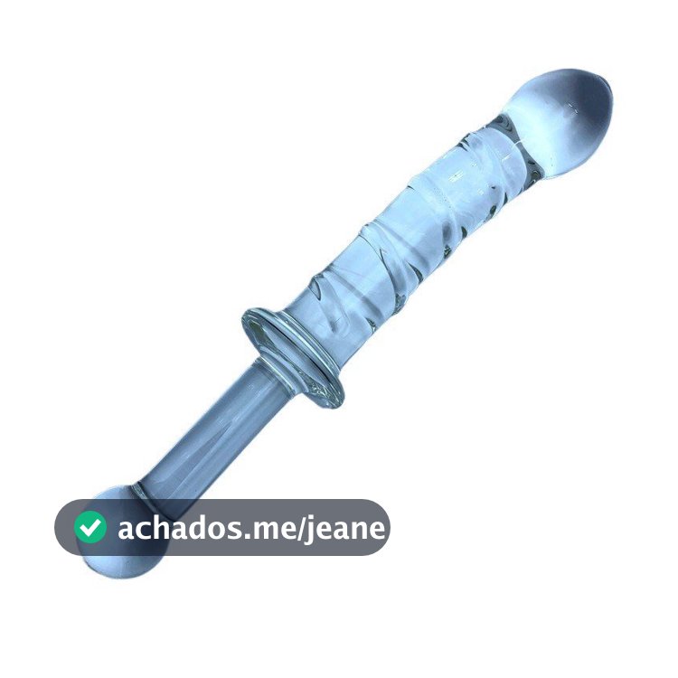 Vibrador de vidro cristalino para mulheres, estimulador de ponto G, produto para adultos / Estimulação suave do clitóris