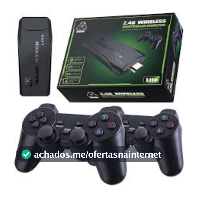 Video Game Stick 4K Original 64G - 10.000 Jogos e Controle Sem FioLeia o anúncio