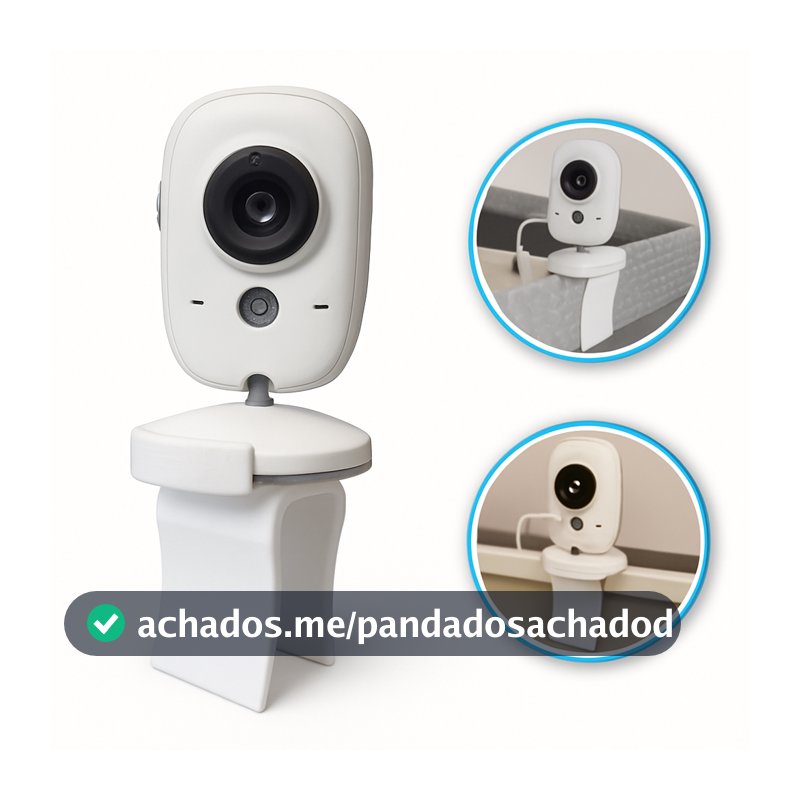 Suporte de Babá Eletrônica Para Berço Universal Ajustável Flexível Monitor Bebê