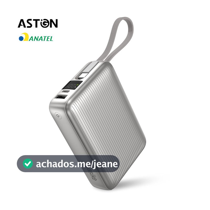 Astgn X Basike Carregador Portátil 20000mAh - Carregamento Rápido 45W Power Bank Carregador Saída dupla
