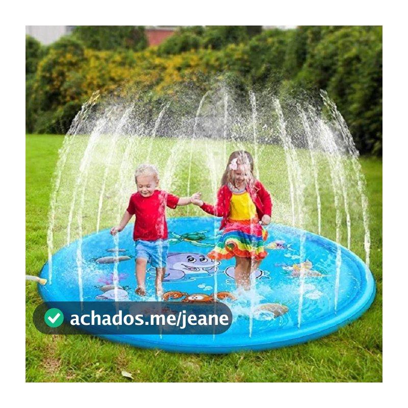 Piscina Tapete Chafariz Azul Infantil Pet Envio Rápido 100cm 150cm 170cm