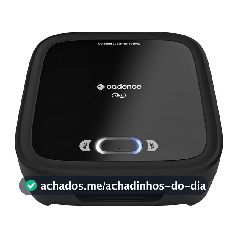 Sanduicheira Grill 750W Botão Liga/Desliga Click SAN400 Cadence