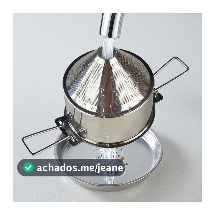 Filtro de Café Inox Reutilizável Tipo Suporte para Qualquer Xícara e Copo Sem Vazamentos