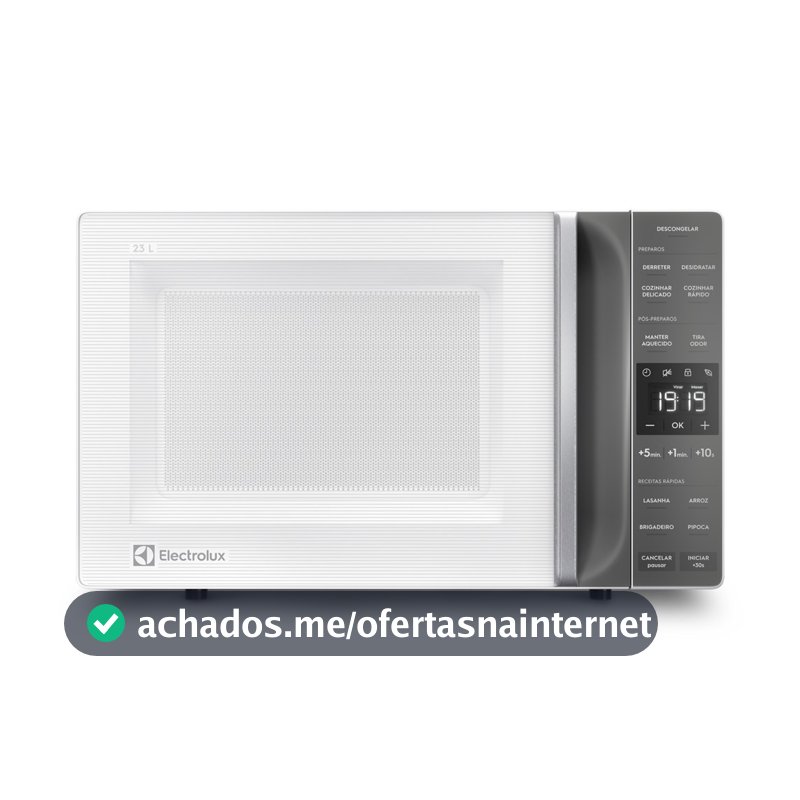 Micro-ondas Electrolux 23L Efficient ME23B Branco