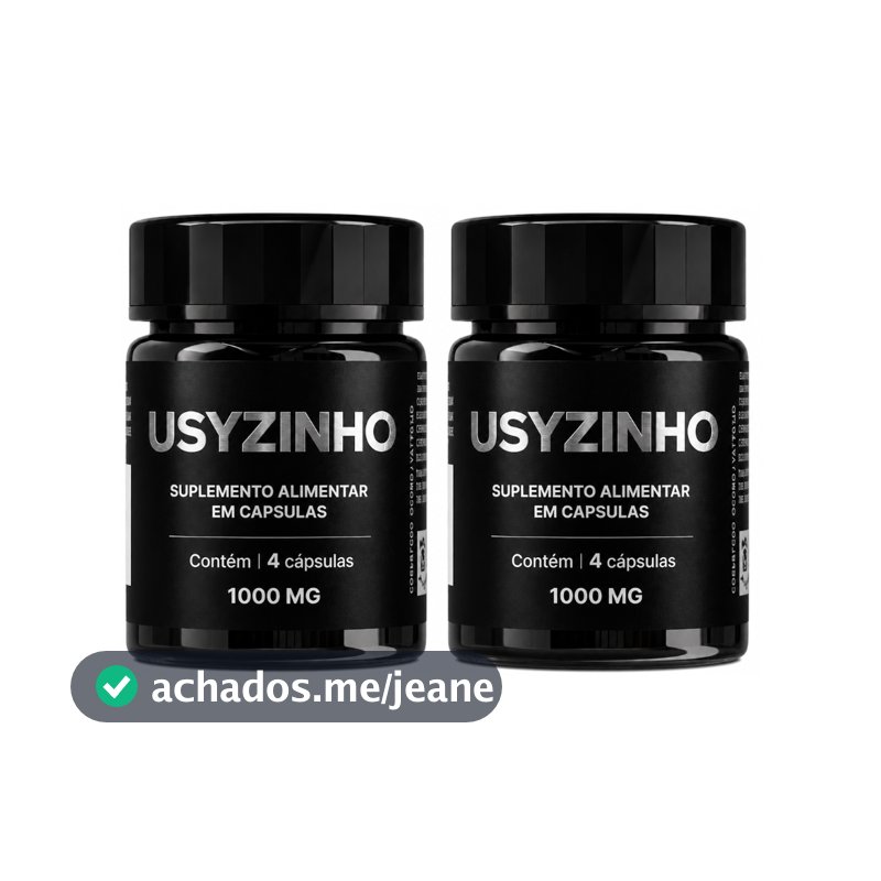 Usyzinho 4 Cápsulas 2 Potes 1000mg