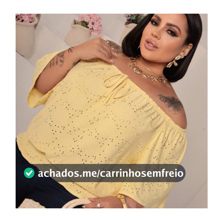 Blusa Feminina Ciganinha Plus Size Leise | Estilo Ombro a Ombro | Moda Confortável Verão 2025 | Veste 48 ao 50