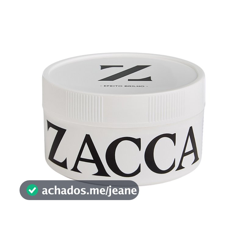 Cera Modeladora Para Cabelos Efeito Brilho - Zacca 70g Luxo