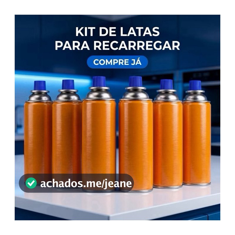 Recarga Culinário Portátil de Cozinha Camping Churrasco Multiuso Para Isqueiros e Maçarico Portátil Gourmet S/ Gás