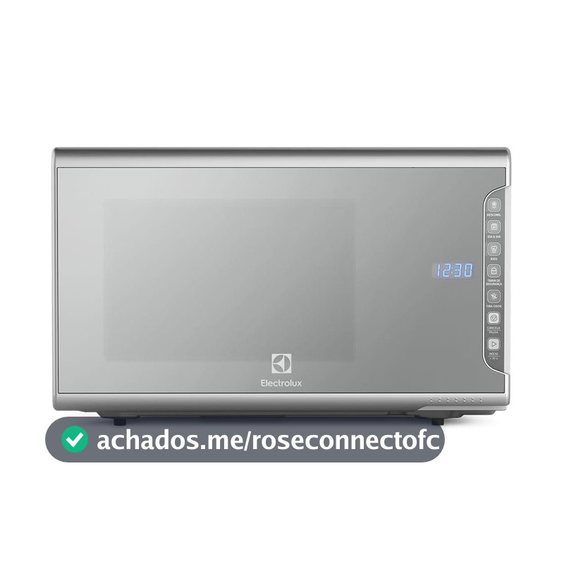 Micro-ondas Electrolux 31L cor Inox Espelhado com Painel Integrado e Função Tira Odor (MI41S)