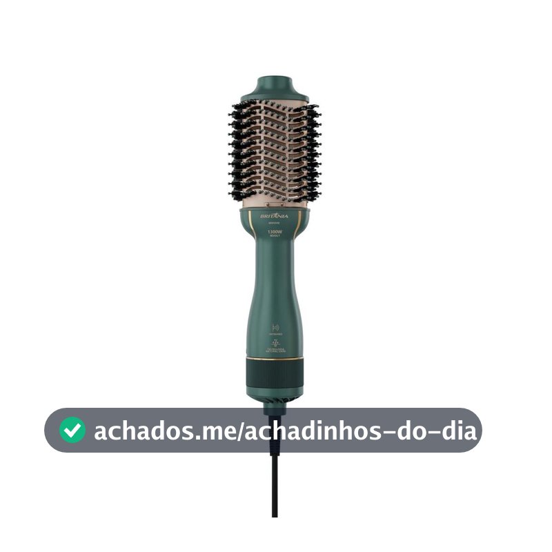 Escova Secadora Britânia 3 em 1 Cerâmica Infrared BES13VD