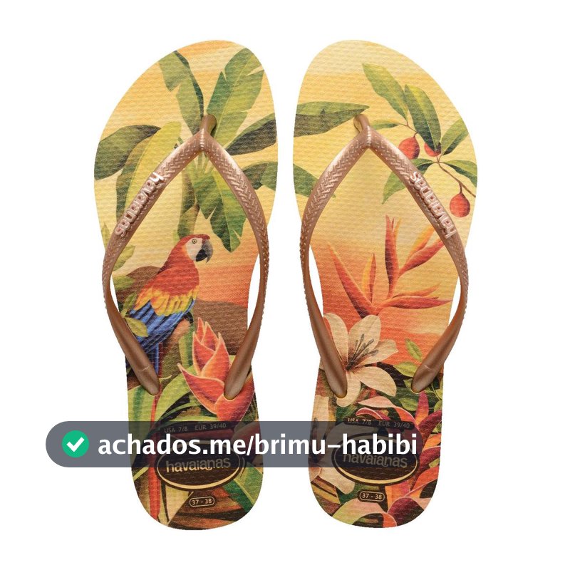 Chinelo Havaianas Slim Tropical