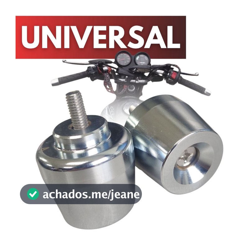 Par Pesos De Guidao Cromado Modelo Honda Pcx 150 Universal
