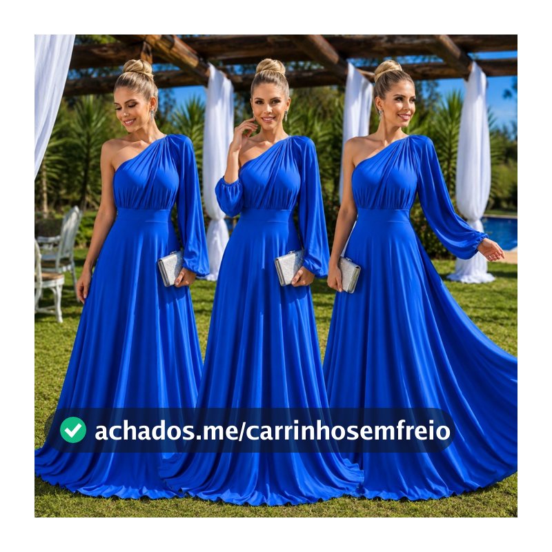 Vestido longo Feminino  Madrinhas Festas Casamento Batizado Formatura Ana Bela