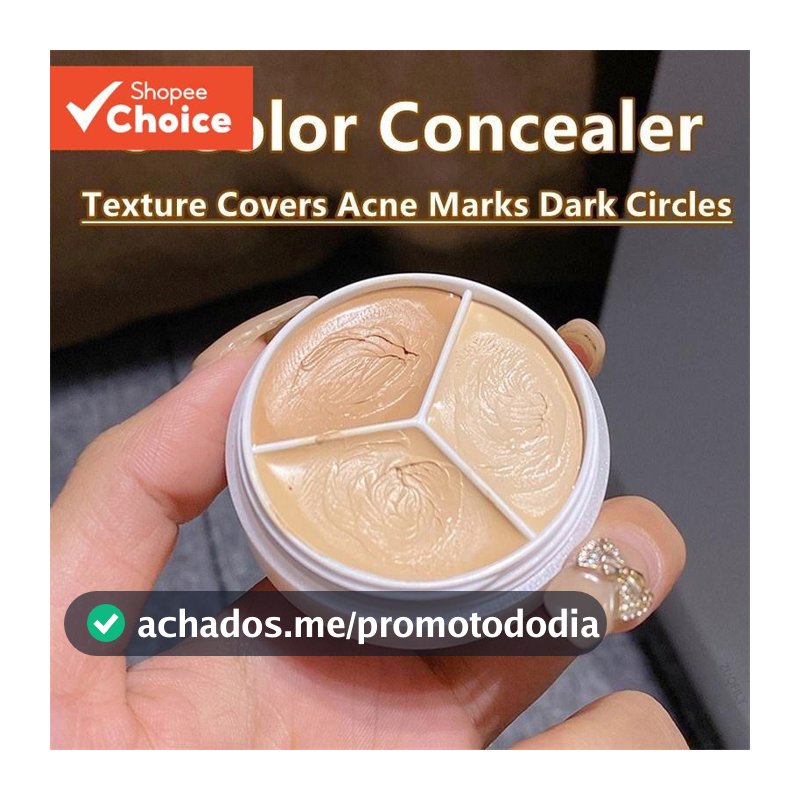 CHIET Paleta De Corretivos De 3 Cores De Longa Duração , À Prova D'água E Maquiagem Profissional Para Contorno De Rosto
