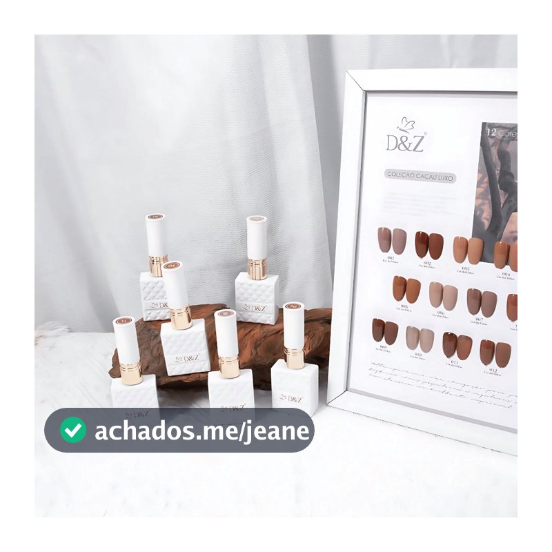Esmalte em Gel Coleção Cacau Luxo -D&Z