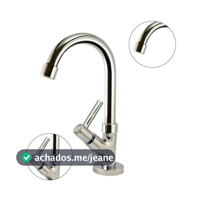 Torneira Lavatório Banheiro metal/inox/ torneira bancada/ torneira pia de banheiro/ torneira para pia de banheiro/ torneira de pia / torneira de cozinha/ torneira cozinha/ torneira banheiro