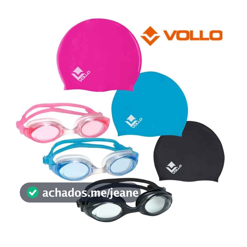 Óculos de Natação Vollo Essential + Touca de Natação